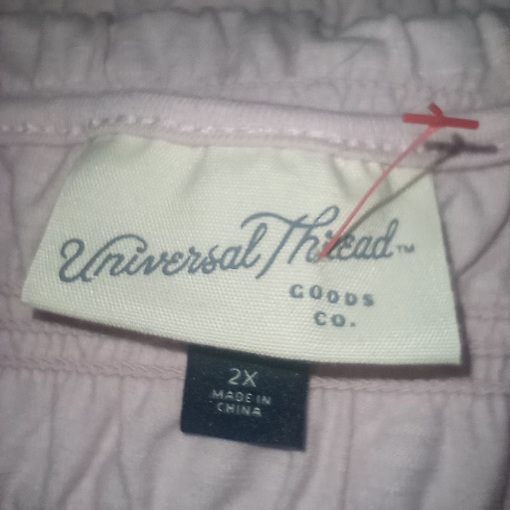 Universal Thread Pink Jersey Knit Smocked Midi Dress Size 2X NWOT - Picture 4 of 5